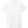 Custom Allmade Unisex Tri-Blend V-Neck Tee Fairly White