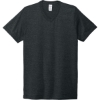 Custom Allmade Unisex Tri-Blend V-Neck Tee Space Black