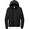 Custom Allmade Unisex Organic French Terry Full-Zip Hoodie Deep Black