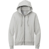 Custom Allmade Unisex Organic French Terry Full-Zip Hoodie Granite Gray Heather