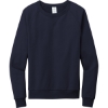 Custom Allmade Unisex Organic French Terry Crewneck Sweatshirt Night Sky Navy Blue