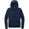Custom Allmade Unisex Organic CVC Fleece Pullover Hoodie Rebel Blue