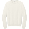 Custom Allmade Unisex Organic CVC Fleece Crewneck Sweatshirt White Sand