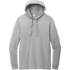 Custom Allmade Unisex Tri-Blend Hoodie Tee AlumGrey