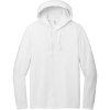 Custom Allmade Unisex Tri-Blend Hoodie Tee Bright White