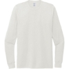 Custom Allmade Unisex Tri-Blend Long Sleeve Tee Fairly White