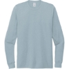 Custom Allmade Unisex Tri-Blend Long Sleeve Tee I Like You Blue