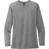 Custom Allmade Womens Tri-Blend Long Sleeve Tee Aluminum Grey