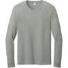 Custom Allmade Unisex Long Sleeve Organic Cotton Tee Granite Gray Heather