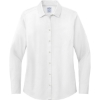 Custom Brooks Brothers Womens Wrinkle-Free Stretch Pinpoint Shirt White