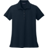 Custom Brooks Brothers Womens Pima Cotton Pique Polo Navy Blazer Blue