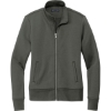 Custom Brooks Brothers Womens Double-Knit Full-Zip Windsor Gray
