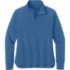 Custom Brooks Brothers Womens Luxe Performance 1/4-Zip Charter Blue