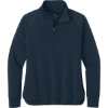 Custom Brooks Brothers Womens Luxe Performance 1/4-Zip Navy Blazer Blue
