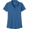 Custom Brooks Brothers Womens Mesh Pique Performance Polo Charter Blue