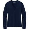 Custom Brooks Brothers Womens Cotton Stretch V-Neck Sweater Navy Blue Blazer