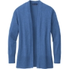 Custom Brooks Brothers Womens Cotton Stretch Long Cardigan Sweater Charter Blue Heather