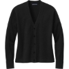 Custom Brooks Brothers Womens Cotton Stretch Cardigan Sweater Deep Black