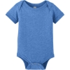 Custom BELLA+CANVAS Infant Jersey Short Sleeve One Piece Heather Columbia Blue