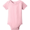 Custom BELLA+CANVAS Infant Jersey Short Sleeve One Piece Pink