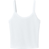 Custom BELLA+CANVAS Womens Micro Rib Spaghetti Strap Tank Solid White Blend