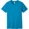 Custom BELLA+CANVAS Unisex Jersey Short Sleeve Tee. Aqua Blue