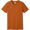 Custom BELLA+CANVAS Unisex Jersey Short Sleeve Tee. Autumn Orange