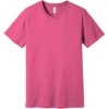 Custom BELLA+CANVAS Unisex Jersey Short Sleeve Tee. Charity Pink