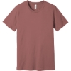 Custom BELLA+CANVAS Unisex Jersey Short Sleeve Tee. Mauve Red