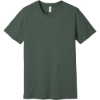 Custom BELLA+CANVAS Unisex Jersey Short Sleeve Tee. Military Green