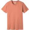Custom BELLA+CANVAS Unisex Jersey Short Sleeve Tee. Sunset Orange
