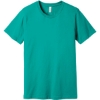 Custom BELLA+CANVAS Unisex Jersey Short Sleeve Tee. Teal Green