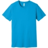 Custom BELLA+CANVAS Unisex Jersey Short Sleeve Tee. Turquoise Blue