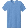 Custom BELLA+CANVAS Unisex Heather CVC Short Sleeve Tee. Heather Carolina Blue