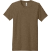 Custom BELLA+CANVAS Unisex Heather CVC Short Sleeve Tee. Heather Brown