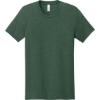 Custom BELLA+CANVAS Unisex Heather CVC Short Sleeve Tee. Heather Forest Green