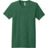 Custom BELLA+CANVAS Unisex Heather CVC Short Sleeve Tee. Heather Grass Green