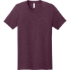 Custom BELLA+CANVAS Unisex Heather CVC Short Sleeve Tee. Heather Maroon Red