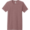 Custom BELLA+CANVAS Unisex Heather CVC Short Sleeve Tee. Heather Mauve Red