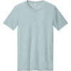 Custom BELLA+CANVAS Unisex Heather CVC Short Sleeve Tee. Heather Prism Ice Blue