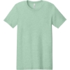 Custom BELLA+CANVAS Unisex Heather CVC Short Sleeve Tee. Heather Prism Mint Green