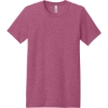 Custom BELLA+CANVAS Unisex Heather CVC Short Sleeve Tee. Heather Raspberry Red
