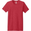 Custom BELLA+CANVAS Unisex Heather CVC Short Sleeve Tee. Heather Red