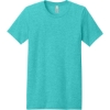 Custom BELLA+CANVAS Unisex Heather CVC Short Sleeve Tee. Ht Sea Green