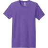 Custom BELLA+CANVAS Unisex Heather CVC Short Sleeve Tee. Heather Team Purple
