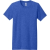 Custom BELLA+CANVAS Unisex Heather CVC Short Sleeve Tee. Heather True Royal Blue