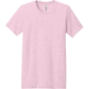 Custom BELLA+CANVAS Unisex Heather CVC Short Sleeve Tee. Heather Charity Pink