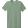 Custom BELLA+CANVAS Unisex Heather CVC Short Sleeve Tee. Heather Seagreen