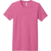 Custom BELLA+CANVAS Unisex Heather CVC Short Sleeve Tee. HtrChrtyPk