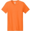 Custom BELLA+CANVAS Unisex Heather CVC Short Sleeve Tee. Neon Orange
